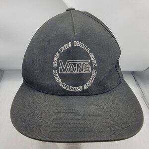 Vans Off The Wall Since Sixty Six Black Hat Cap FlexFit Casual Comfort Outdoors